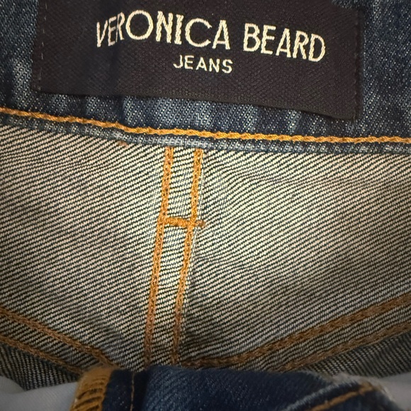 Veronica Beard Taylor Released Hem Cropped Wide-Leg Jean Size 26 - Picture 13 of 15